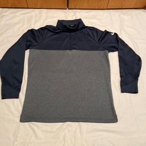 Nike Golf 1/4 Zip Front Blue Sweatshirt - Sz L